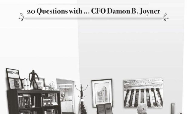 Words of Wisdom: 20 Questions with CFO Damon B. Joyner